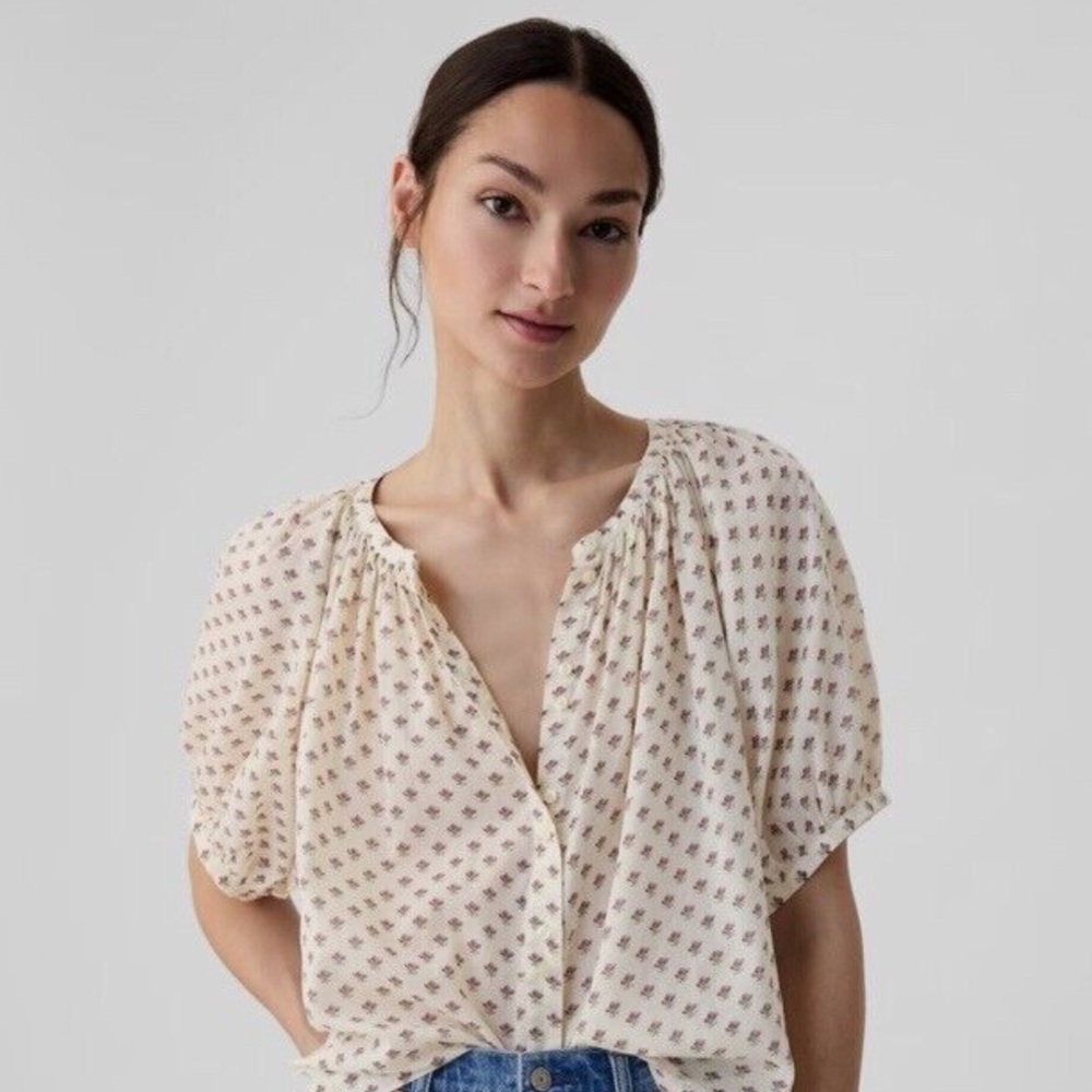 Doen x GAP Floral Print Blouse